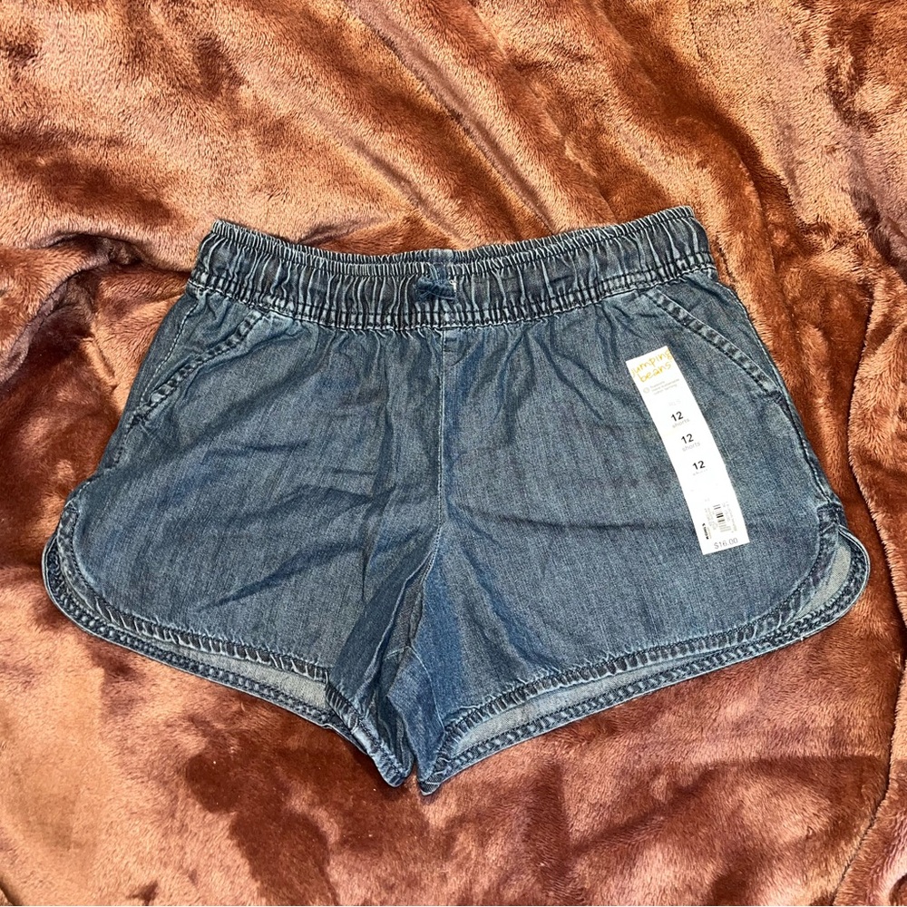 Jumping Beans Denim Blue Kids Shorts